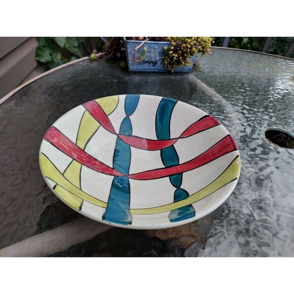 Blue Ridge Southern Potteries Streamers Open Vegetable Bowl - Picture 1 of 4